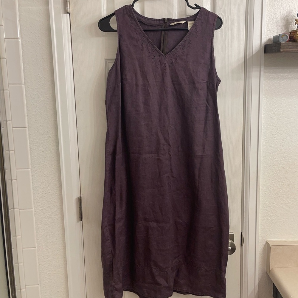 Eddie Bauer 100% Linen Dress